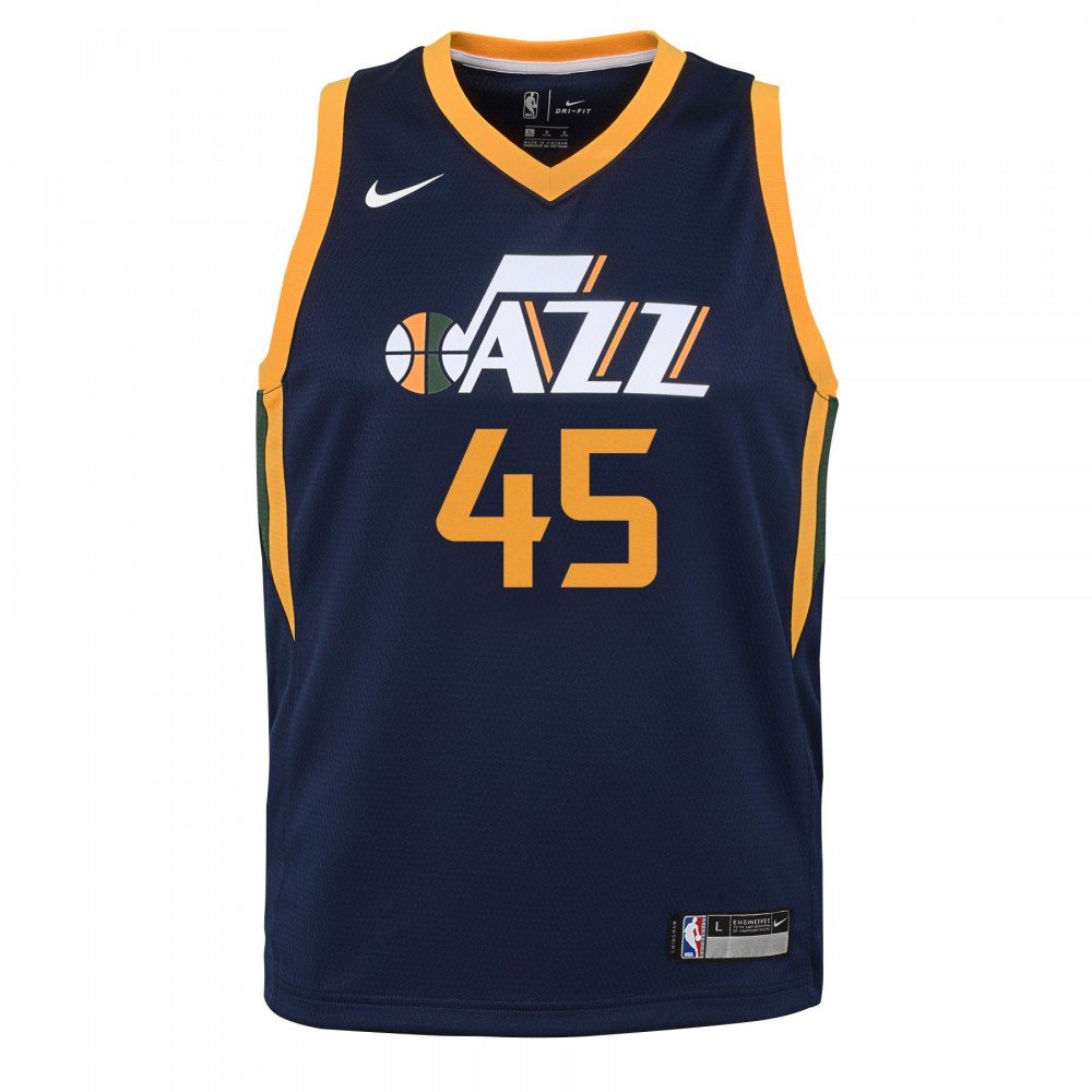 Nike Utah Jazz Donovan Mitchell #45 City Swingman Jersey Orange 56 2XL