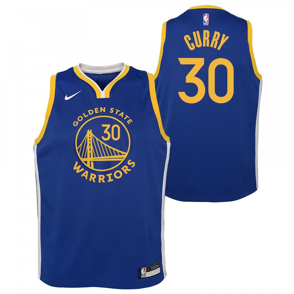 Maillot NBA Enfant Stephen Curry GS Warriors Nike Icon Edition Swingman -  Basket4Ballers
