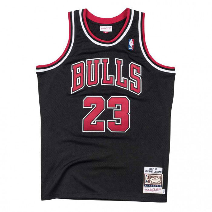 Authentic Jersey '97 Chicago Bulls Ajy4gs18400-cbublck97mjo-2xl NBA image n°1