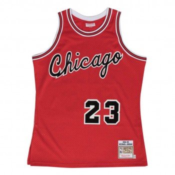 Rétro Michael Jordan # 23 Chicago Bulls Basketball Maillots Jersey Rouge