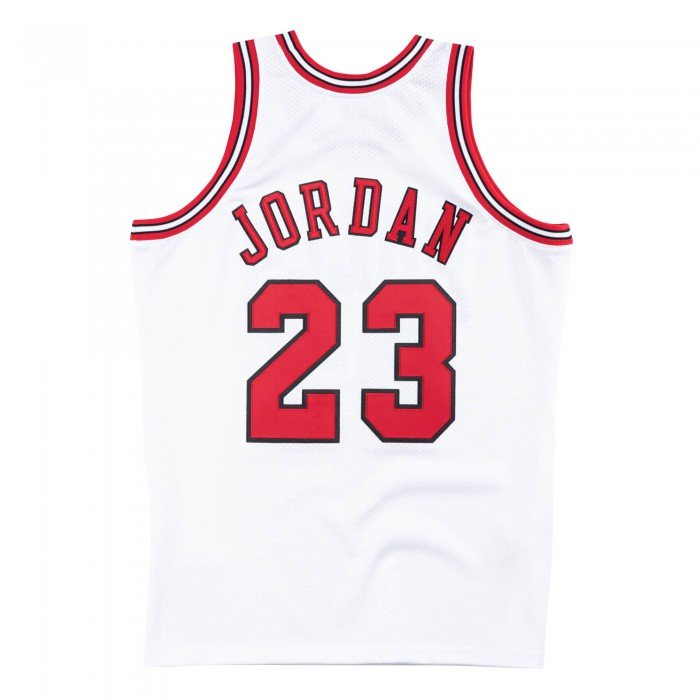 Authentic Jersey '95 Chicago Bulls Ajy4gs18076-cbuwhit95mjo-2xl NBA image n°2