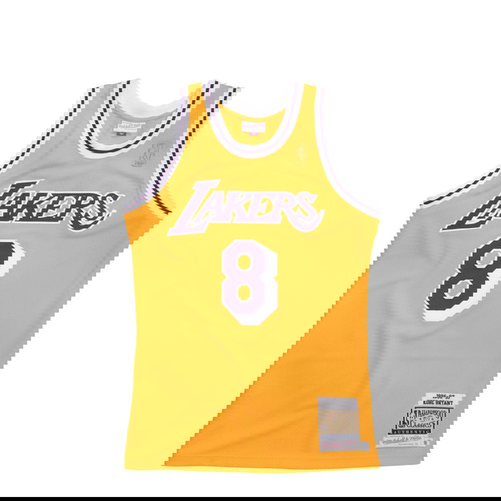 Authentic Jersey '96 La Lakers Ajy4gs18091-lalltgd96kbr ...