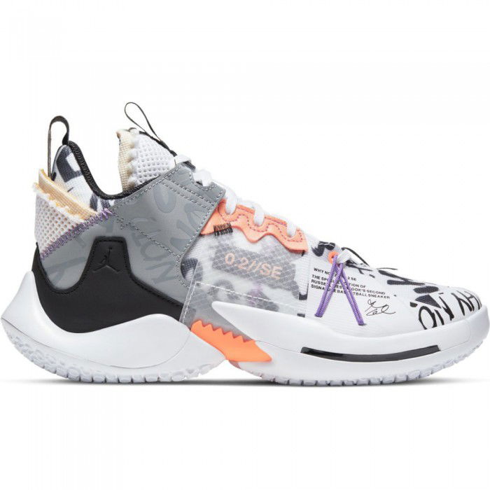 Jordan Why Not? Zer0.2 SE Enfant white/orange pulse GS