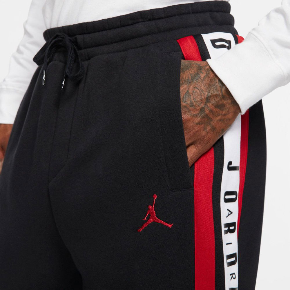 Pantalon Jordan Air black/gym red - Basket4Ballers