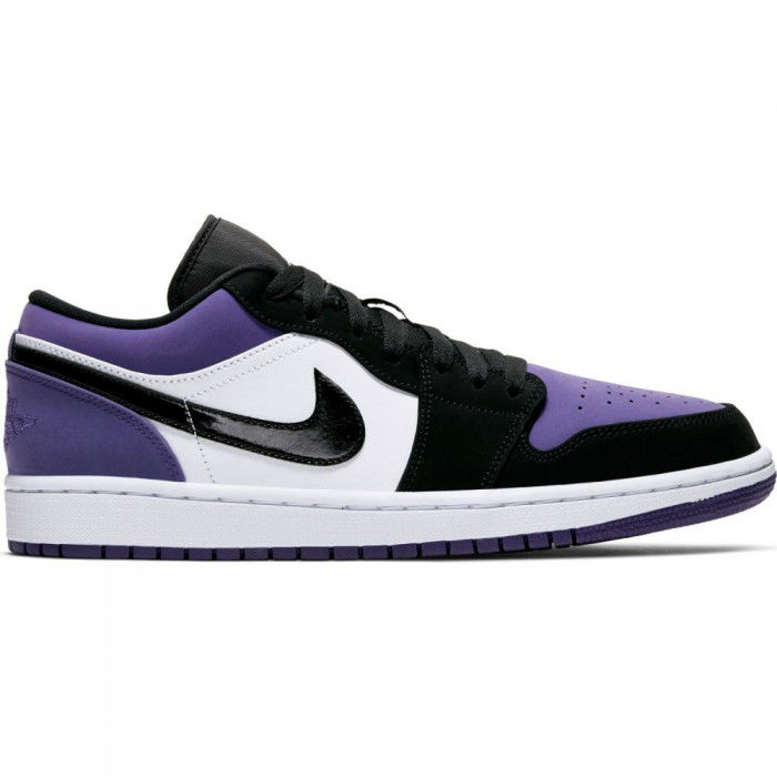 Air Jordan 1 Low white/black-court purple