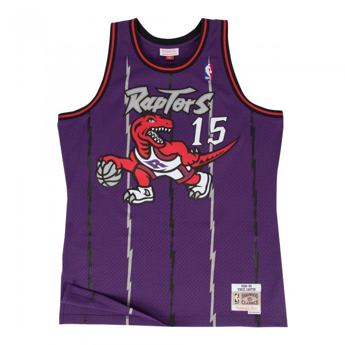 Maillot NBA Vince Carter Toronto Raptors 1998-99 Swingman Mitchell&Ness Purple