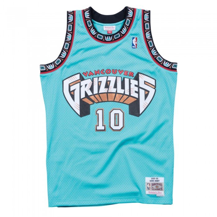 Maillot NBA Mike Bibby Vancouver Grizzlies 1998-99 Mitchell&Ness Swingman