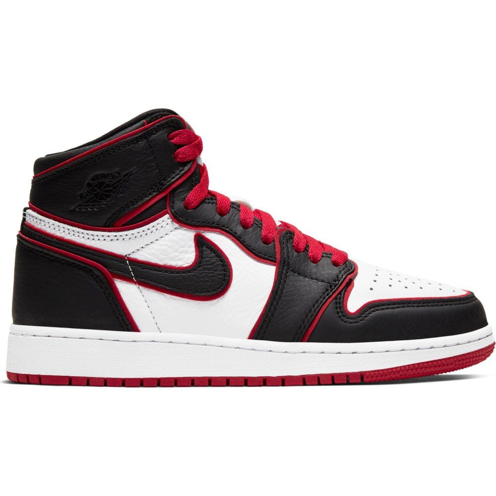 Boys' Air Jordan 1 Retro High Og (gs) Shoe black/gym red-white ...