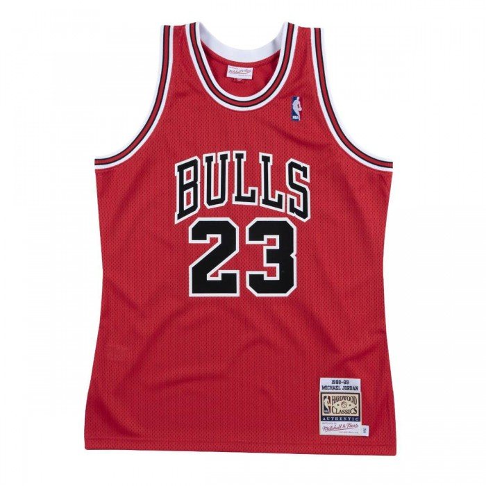 Authentic Jersey '95 Chicago Bulls Ajy4lg19002-cbublck95mjo-2xl NBA