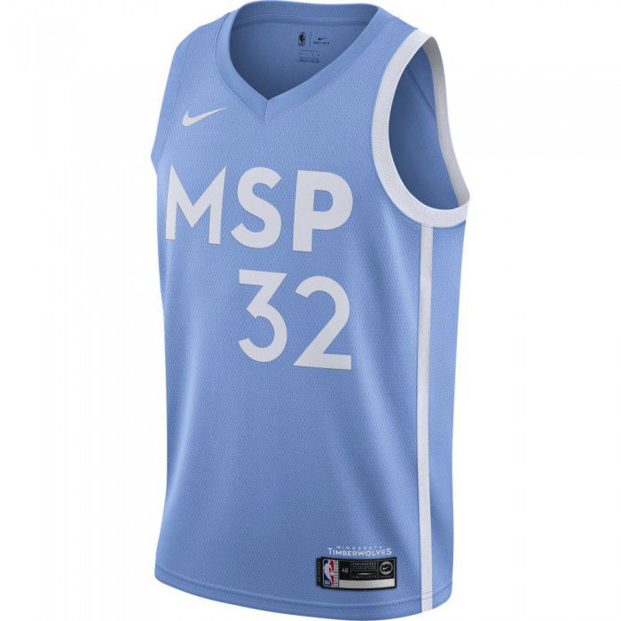 Maillot Min M Nk Swgmn Jsy Ce 19 valor blue/white/towns karl-anth NBA