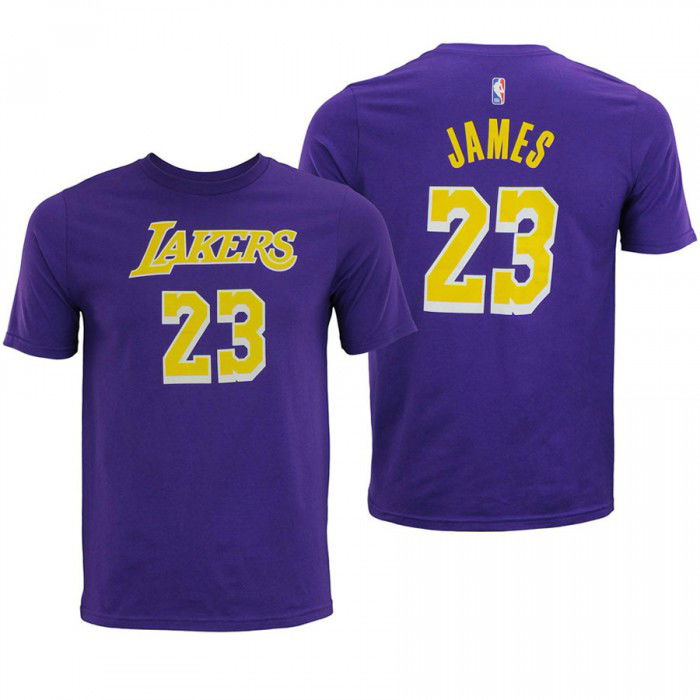 T-shirt NBA Enfant LeBron James Los Angeles Lakers Name&Number James Nba