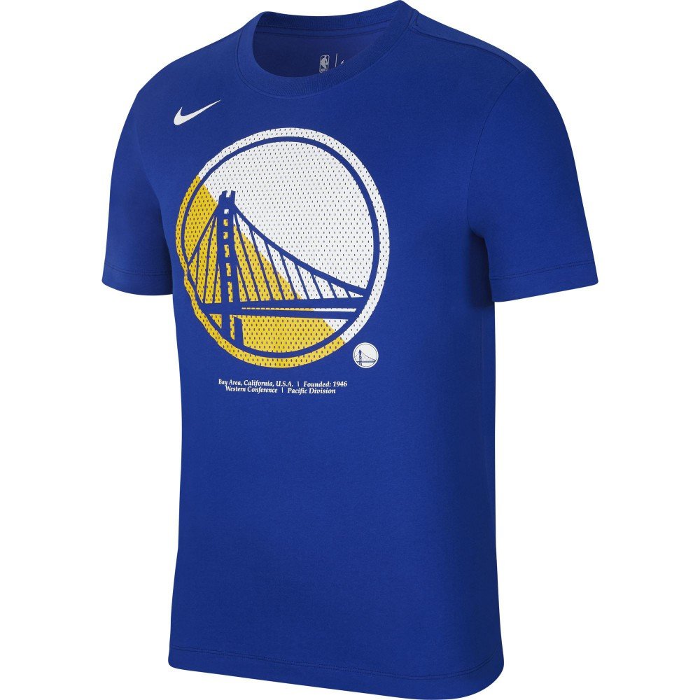 T-shirt NBA Golden State Warriors Nike Dri-fit rush blue - Basket4Ballers