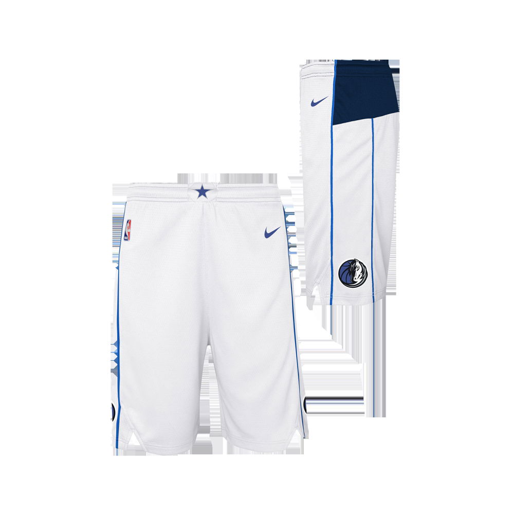 dallas mavericks shorts white