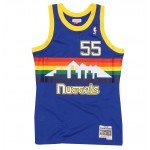 Color Bleu du produit Maillot NBA Dikembe Mutombo Denver Nuggets 1991-92...