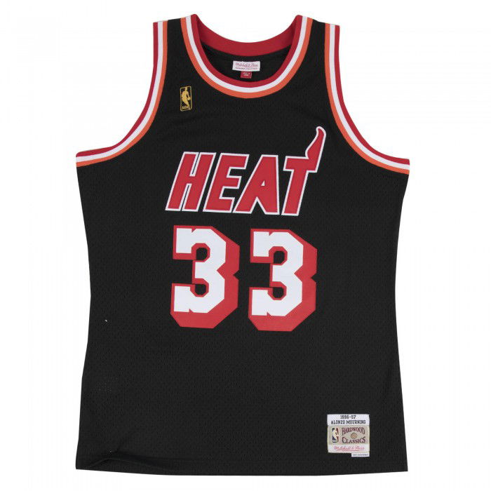 Maillot NBA Alonzo Mourning Miami Heat 1996-97 Swingman Mitchell&Ness Road