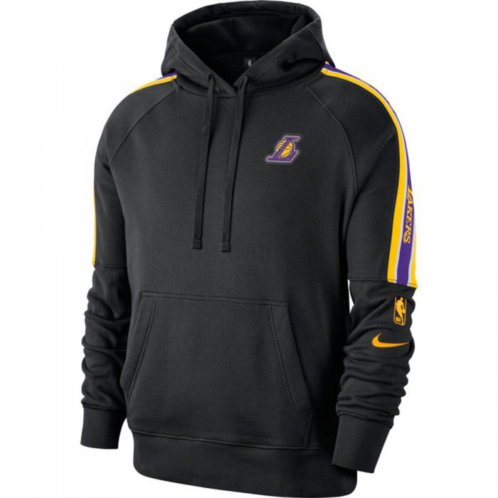 Sweat Los Angeles Lakers Nike black/black/amarillo NBA