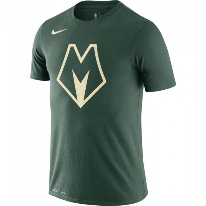 T-shirt NBA Milwaukee Bucks Nike City Edition Logo