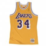 Color Yellow of the product NBA Swingman Shaquille O'Neal Jersey Los Angeles...