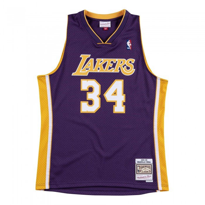 Maillot NBA Shaquille O'Neal Los Angeles Lakers 1990-00 Mitchell&Ness swingman
