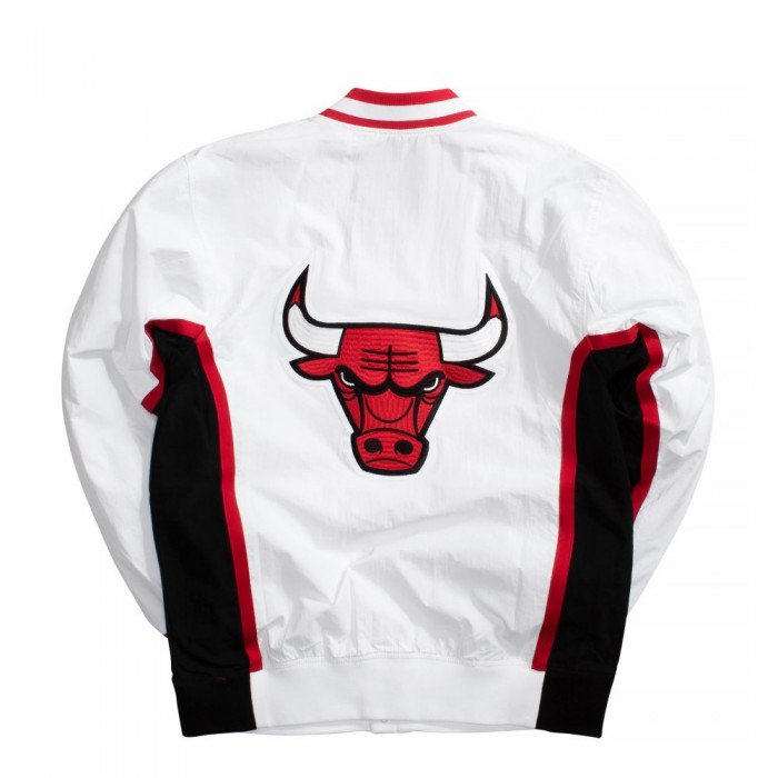 NBA Warm Up Jacket Authentic Mitchell&Ness black/white image n°2