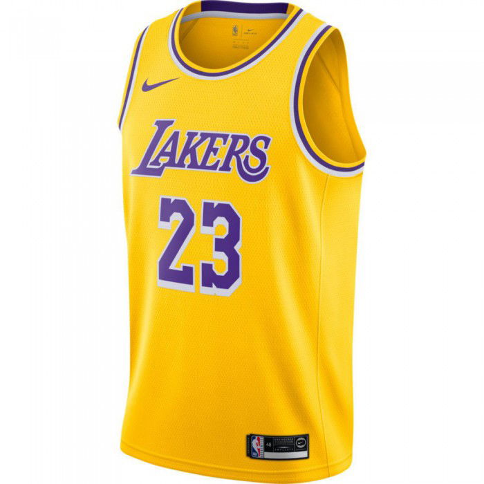 Maillot Icon Edition Swingman Jersey (los Angeles Lakers) amarillo/field purple/white/james lebron