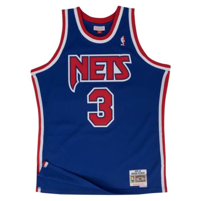 Maillot NBA Drazen Petrovic New Jersey Nets 1992-93 Mitchell&Ness Swingman