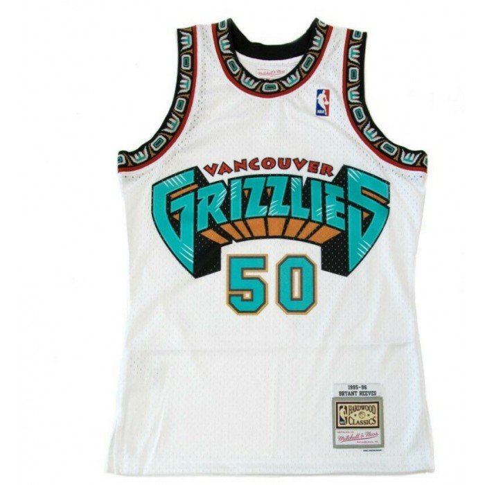 Maillot NBA Bryant Reeves Vancouver Grizzlies 1995-96 Home Mitchell & Ness Swingman