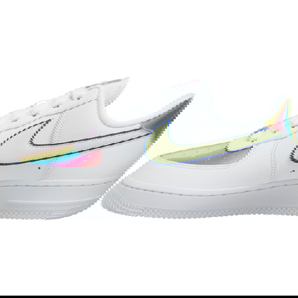 nike air force one white barely volt