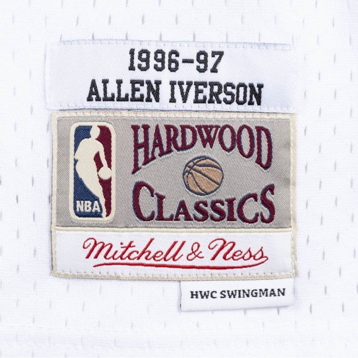 Maillot NBA Allen Iverson Philadelphia 76ers 2000-2001 Swingman Mitchell&Ness White image n°2