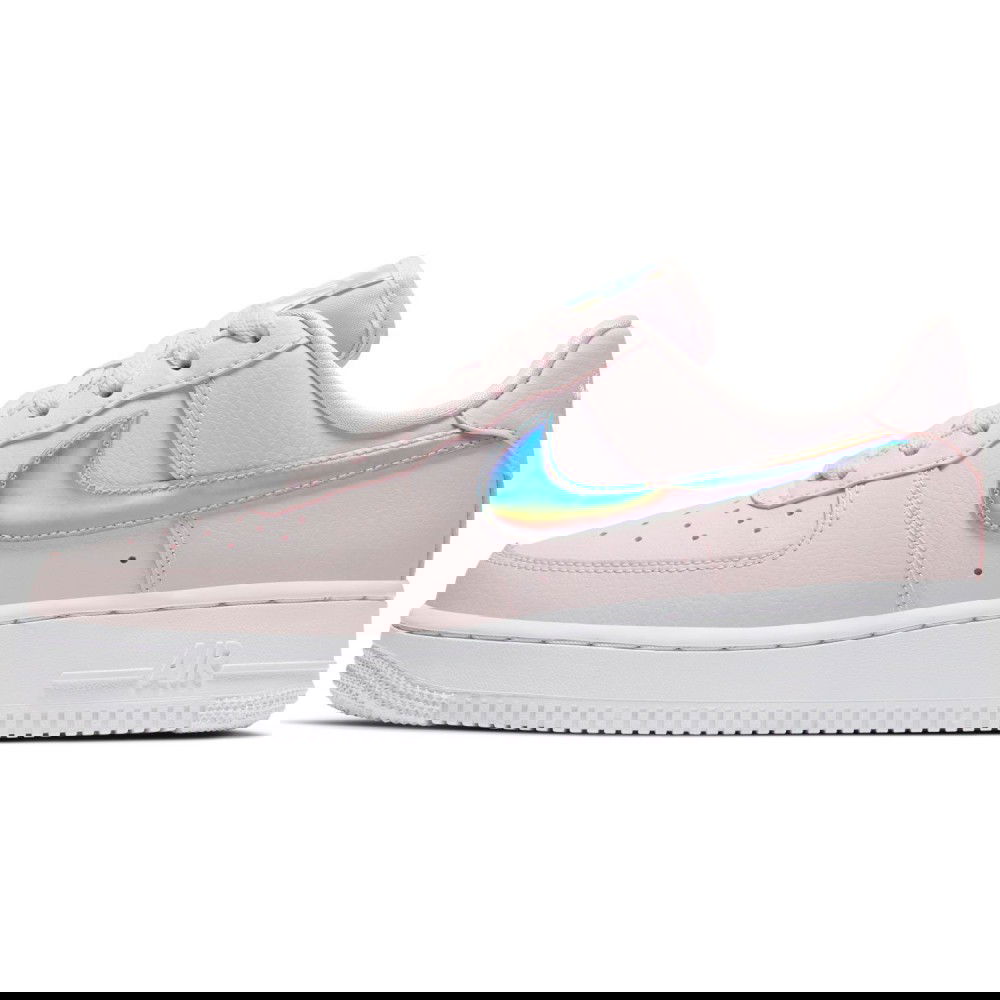 air force 1 07 trainers barely rose irridescent white f