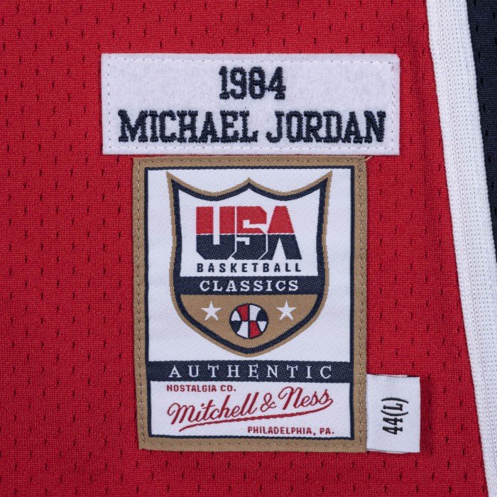 Maillot Michael Jordan Team USA 1984 Authentic Alternate Mitchell&Ness image n°3