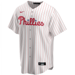 Color White of the product Baseball-shirt Mlb Phillies Nike Official Replica Home