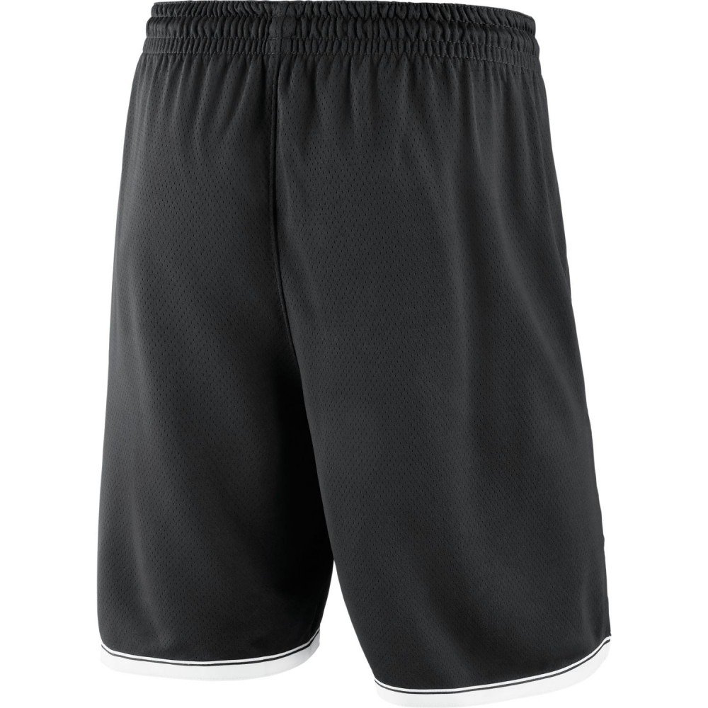 Brooklyn Nets Icon Swingman Youth Shorts - Black - Throwback