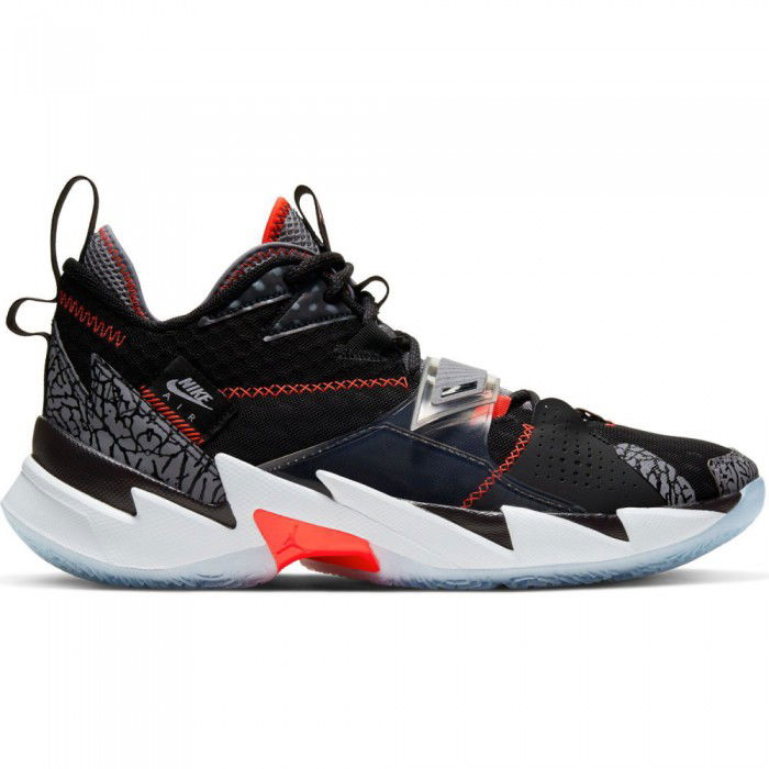 Jordan "why Not?" Zer0.3 black/bright crimson-cement grey-white