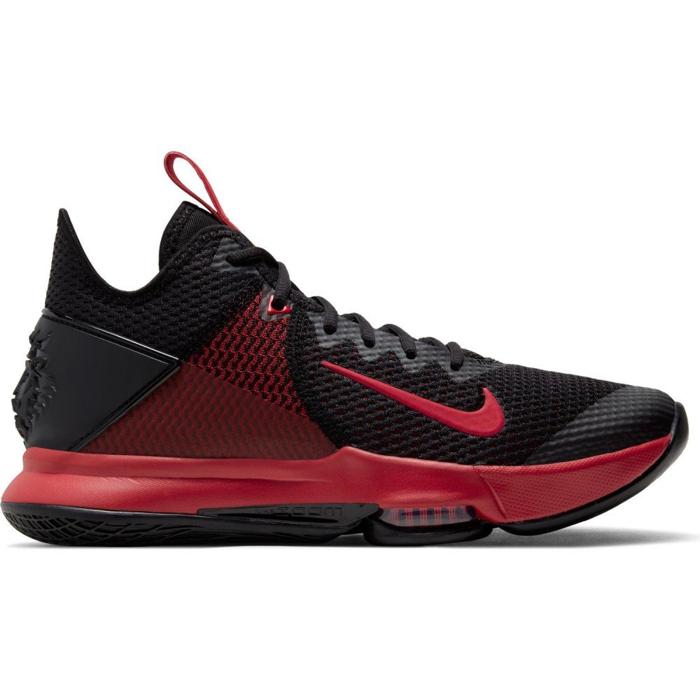  Nike  Lebron  Witness 4  black gym red bright crimson 