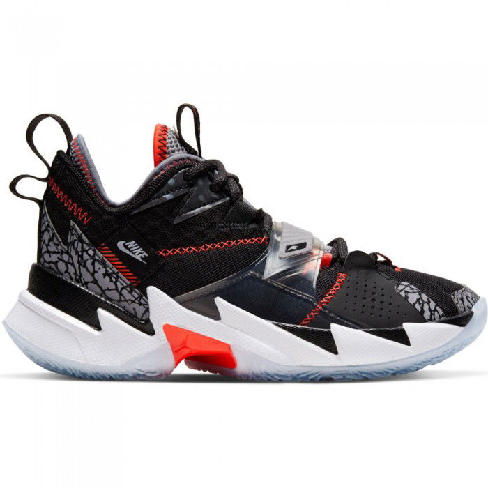 Jordan "why Not?" Zer0.3 black/bright crimson-cement grey-white