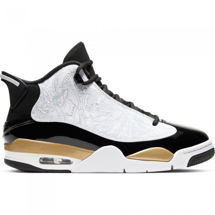 Air Jordan Dub Zero black/white-metallic gold