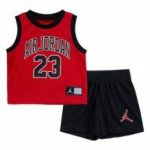 Color Black of the product Jordan 23 Baby Outfit HBR/DNA Shorts/Jersey