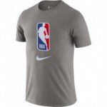 Color Gris du produit T-shirt Nike NBA Logo Dri-fit dk grey heather