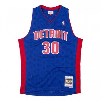 2003 - 04 Detroit Pistons Swingman Road Jersey - Rasheed Wallace | Mitchell & Ness