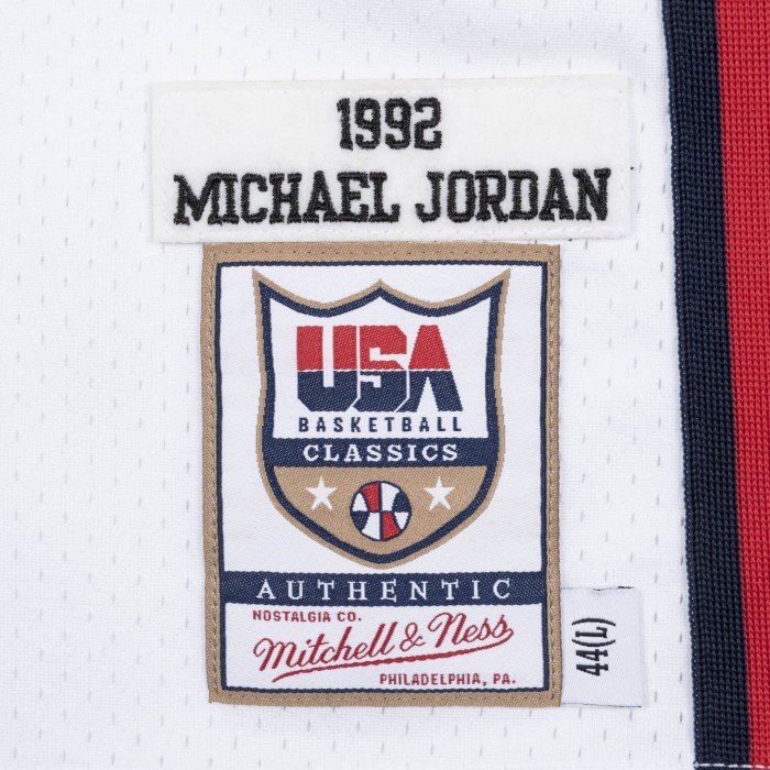 1992 Usa Basketball Authentic Home Jersey - Michael Jordan image n°3