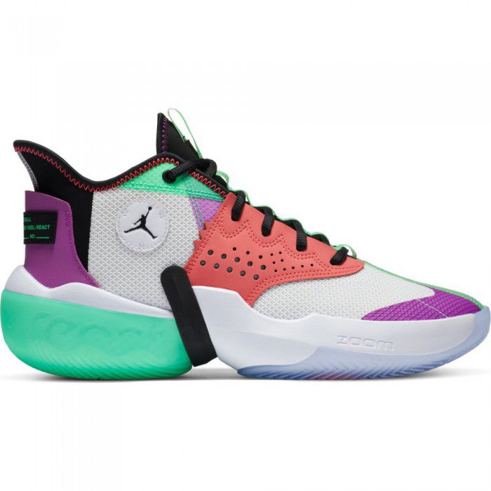 Jordan React Elevation white/black-hyper violet-flash crimson image n°1