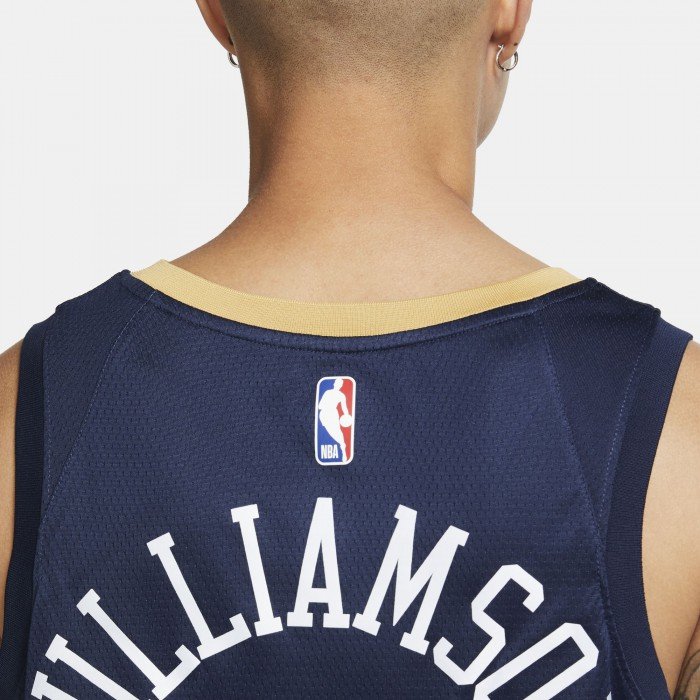 Maillot Zion Williamson Pelicans Icon Edition 2020 college navy/club gold/williamson zion NBA image n°5