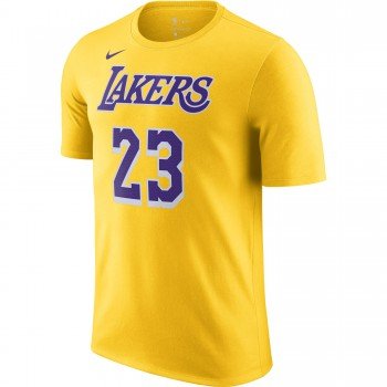 T-shirt Lebron James Lakers amarillo 