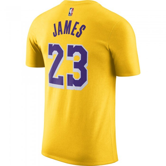 T-shirt Lebron James Lakers amarillo 