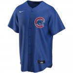 Color Bleu du produit Baseball Jersey MLB Chicago Cubs Nike Official...