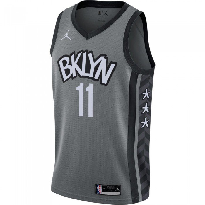 Maillot Kyrie Irving Nets Statement Edition 2020 dark steel grey/black/irving kyrie NBA image n°1