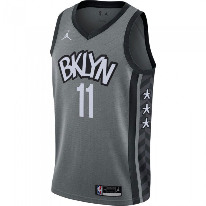 Maillot Kyrie Irving Nets Statement Edition 2020 dark steel grey/black ...