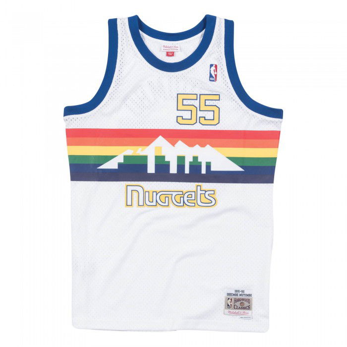 Maillot Nba Denver Nuggets Dikembe Mutombo '91 Mitchell & Ness Swingman