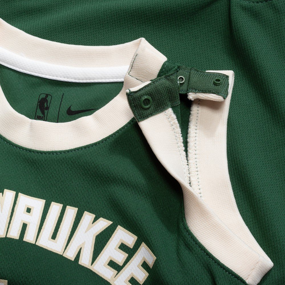 Giannis Antetokounmpo Milwaukee Bucks Nike Swingman Jersey Green - Icon  Edition